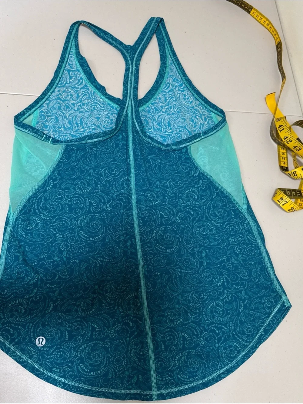 Lululemon Green Teal Racerback Tank Top 4 Or 6 S?